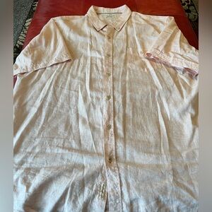 Men's weatherproof Pink Button-Up Shirt size XXL